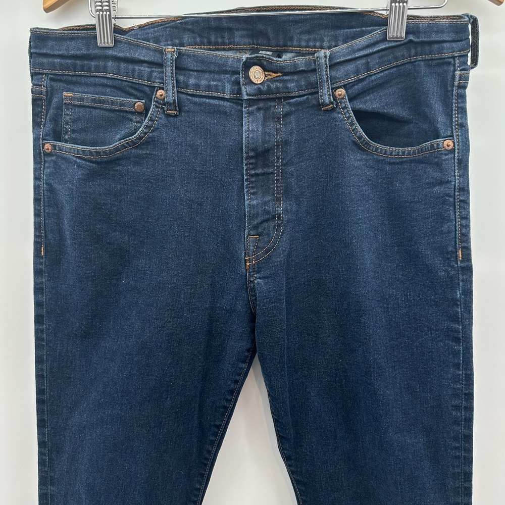 Denim &‎ Denim Jeans Womens 36 Blue Skinny Leg High Rise 5-Pocket Dark Wash